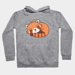 Cute Sleeping Red Panda Hoodie